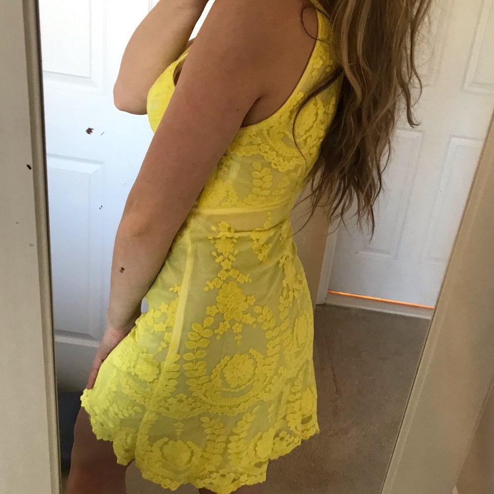 Yellow Lacey dress